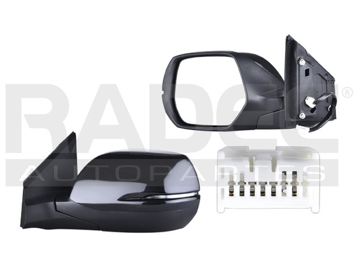 ESPEJO HD CR-V 15-16 ELECTRICO C/DESEMPANANTE C/DIRECCIONAL P/PINTAR 7 PINES IZQ