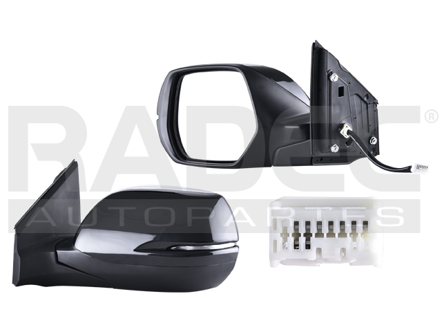 ESPEJO HD CR-V 15-16 ELECTRICO ABATIBLE C/DESEMPANANTE C/DIRECCIONAL P/PINTAR IZQ