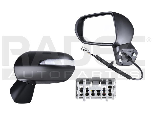 ESPEJO HD FIT 06-08 ELECTRICO C/DIRECCIONAL P/PINTAR IZQ