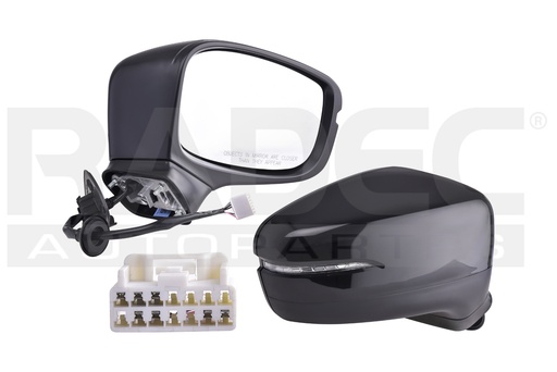 ESPEJO HD ODYSSEY 18-23 ELECTRICO C/DESEMPANANTE C/DIRECCIONAL P/PINTAR 7 PINES PRIME/TOURING V6 6 CILINDROS 3.5L 5 PUERTAS DER