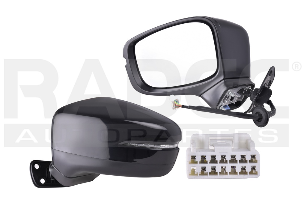 ESPEJO HD ODYSSEY 18-23 ELECTRICO C/DESEMPANANTE C/DIRECCIONAL C/MEMORIA P/PINTAR PRIME/TOURING V6 6 CILINDROS 3.5L 5 PUERTAS IZQ
