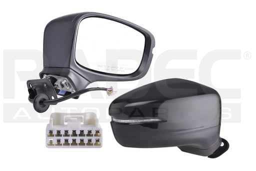 ESPEJO HD ODYSSEY 18-23 ELECTRICO C/DESEMPANANTE C/DIRECCIONAL C/MEMORIA E/ABATIBLE P/PINTAR PRIME/TOURING V6 6 CILINDROS 3.5L 5 PUERTAS DER