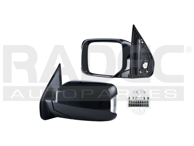 ESPEJO HD PILOT 09-15 ELECTRICO C/DIRECCIONAL P/PINTAR TOURING/EX-L/SE/LX/EX IZQ