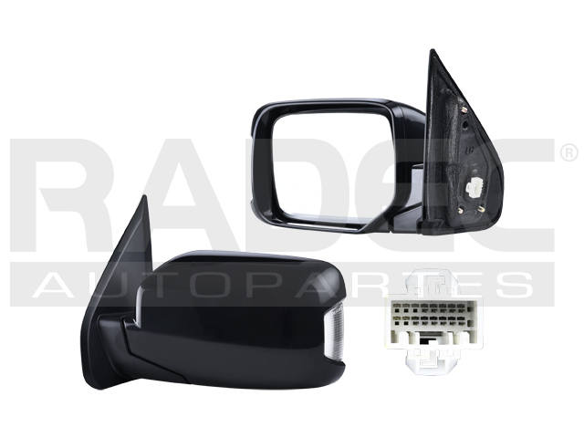 ESPEJO HD PILOT 09-15 ELECTRICO C/DESEMPANANTE C/DIRECCIONAL P/PINTAR TOURING/EX-L/LX/EX IZQ