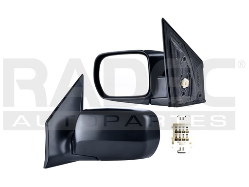 ESPEJO HD PILOT 03-08 ELECTRICO C/DESENPANANTE P/PINTAR 5 PINES V/EX V6 6CILINDROS 3.5L 4 PUERTAS IZQ