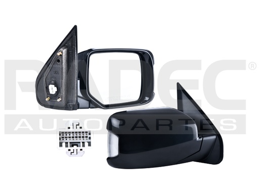 ESPEJO HD PILOT 09-15 ELECTRICO C/DESENPANANTE C/DIRECCIONAL C/MEMORIA P/PINTAR V/TOURING/LX/EX V6 6CILINDROS 3.5L 4 PUERTAS DER