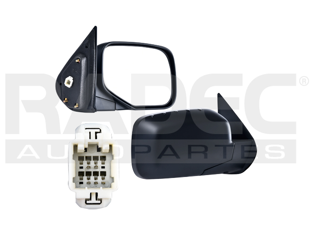 ESPEJO HD RIDGELINE 07-14 ELECTRICO C/DESENPANANTE P/PINTAR 5 PINES RTX/RTS/RTL/RT/EX-L/LX V6 6CILINDROS 3.5L 4 PUERTAS DER