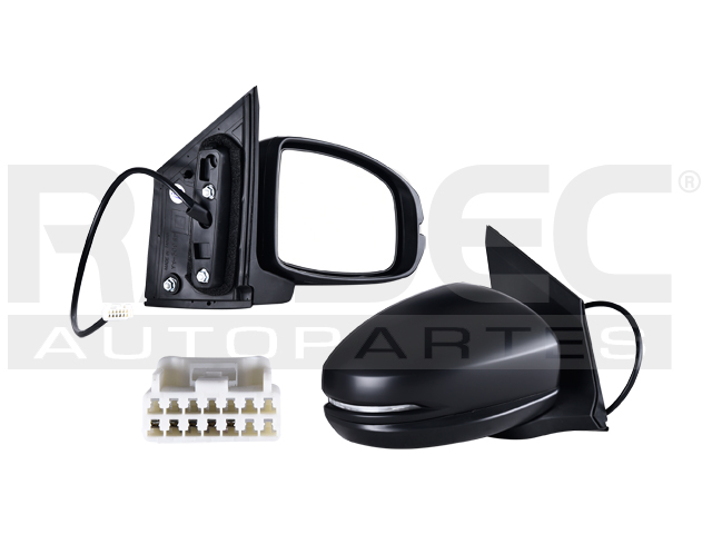 ESPEJO HD CITY 14-20 ELECTRICO C/DIRECCIONAL P/PINTAR 5 PINES DER