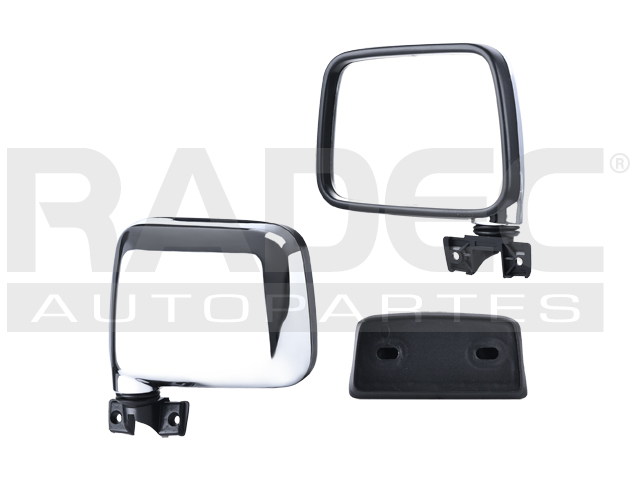ESPEJO IZ LUV 88-96 MANUAL CROMADO DX/LX/EX/LS/S IZQ