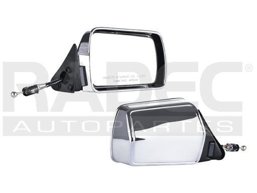 ESPEJO JP CHEROKEE 84-96 C/CONTROL CROMADO SE/LAREDO/BASE/SPORT/LIMITED DER
