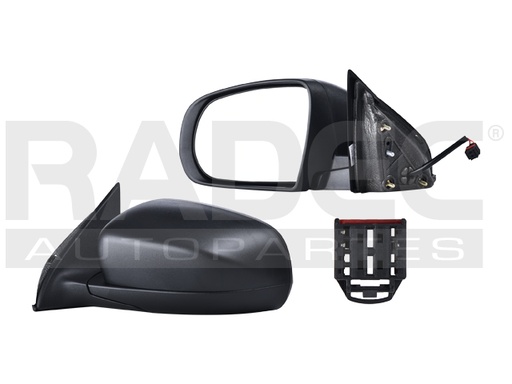 ESPEJO JP CHEROKEE 14-18 ELECTRICO CORRUGADO 3 PINES ALTITUDE/NORTH/TRAILHAWK/SPORT/LIMITED/LATITUDE L4/V6 4/6CILINDROS 2.4/3.2L 4 PUERTAS IZQ