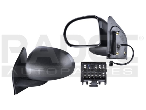 ESPEJO JP COMPASS 07-16 ELECTRICO C/DESENPANANTE CORRUGADO 5 PINES BASE/ALTITUDE/NORTH/SPORT/LIMITED/LATITUDE L4 4CILINDROS 2.0/2.4L 4 PUERTAS IZQ
