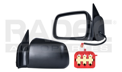 ESPEJO JP GRAND CHEROKEE 93-95 ELECTRICO CORRUGADO 3 PINES SE/ORVIS/LAREDO/BASE/LIMITED V8 8CILINDROS 4.0/5.2L 4 PUERTAS IZQ