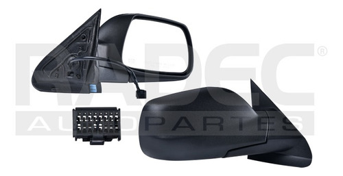 ESPEJO JP GRAND CHEROKEE 05-10 ELECTRICO C/DESENPANANTE CORRUGADO 5 PINES SRT/SRT8/S/LAREDO/NORTH/OVERLAND/LIMITED V6/V8 6/8CILINDROS 3.0/3.7/4.7/5.7L 4 PUERTAS DER