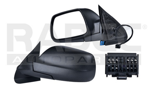 ESPEJO JP GRAND CHEROKEE 05-10 ELECTRICO C/DESENPANANTE CORRUGADO 5 PINES SRT/SRT8/S/LAREDO/NORTH/OVERLAND/LIMITED V6/V8 6/8CILINDROS 3.0/3.7/4.7/5.7L 4 PUERTAS IZQ