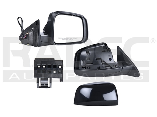 ESPEJO JP GRAND CHEROKEE 11-17 ELECTRICO C/DESEMPANANTE P/PINTAR 5 PINES SRT8/LAREDO/OVERLAND/LIMTED DER