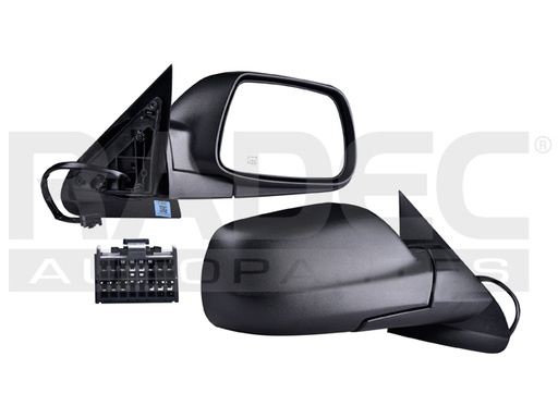 ESPEJO JP GRAND CHEROKEE 05-08 ELECTRICO C/DESENPANANTE C/MEMORIA CORRUGADO SRT8/LAREDO/OVERLAND/LIMITED V6/V8 6/8CILINDROS 3.0/4.7/5.0/6.1L 4 PUERTAS DER