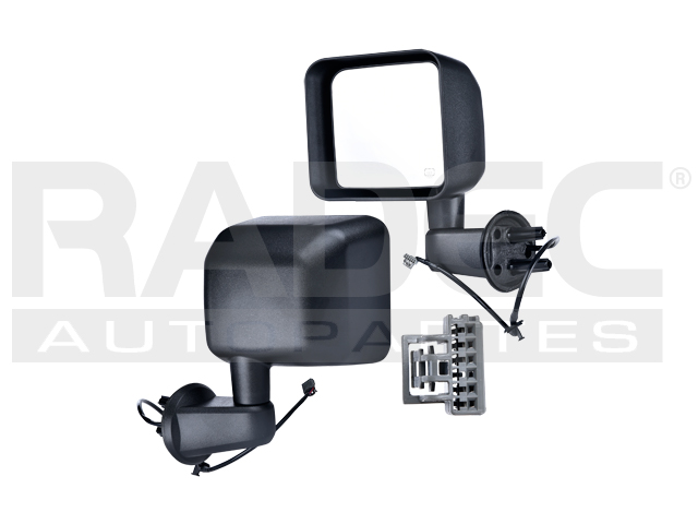 ESPEJO JP WRANGLER 07-18 ELECTRICO C/DESENPANANTE CORRUGADO 5 PINES V/UNLIMITED/SAHARA/RUBICON/SPORT V6 6CILINDROS 3.6/3.8L 4 PUERTAS IZQ