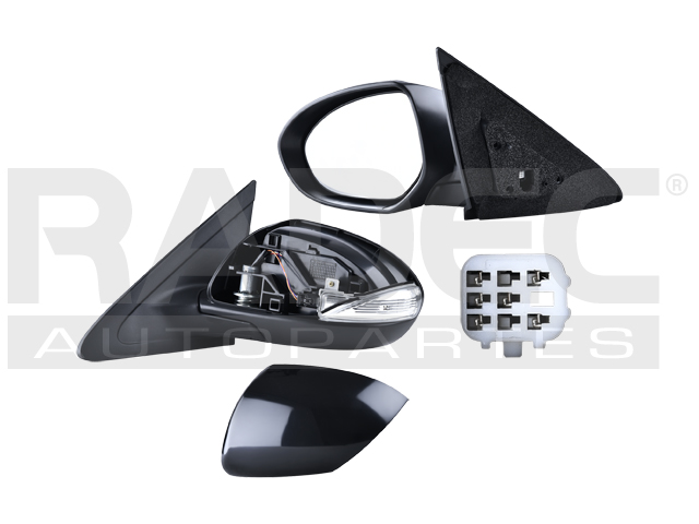 ESPEJO MZ 3 10-13 (U.S.A) ELECTRICO C/DESEMPAÃ‘ANTE C/DIRECCIONAL P/PINTAR MAZDASPEED L4 4 CILINDROS 2.3L 5 PUERTAS IZQ
