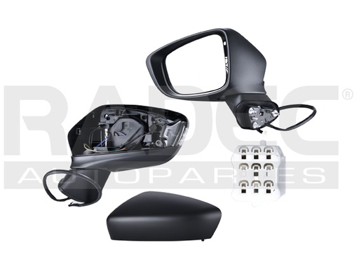 ESPEJO MZ 6 14-18 ELECTRICO C/DESEMPANANTE P/PINTAR D2.2/2.0 IZQ