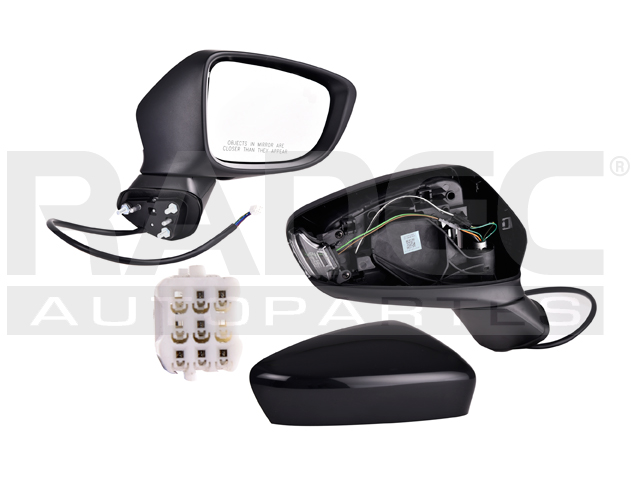 ESPEJO MZ 6 14-17 ELECTRICO C/DIRECCIONAL P/PINTAR SPORT/TOURING/GS/GT L4 4CILINDROS 2.5L 4 PUERTAS DER