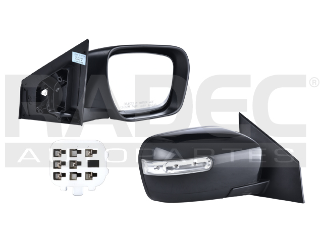 ESPEJO MZ CX9 07-09 ELECTRICO C/DESEMPANANTE C/DIRECCIONAL P/PINTAR 7 PINES GRAND TOURING/GT/TOURING/SPORT/GS V6 6CILINDROS 3.5/3.7L 5 PUERTAS DER