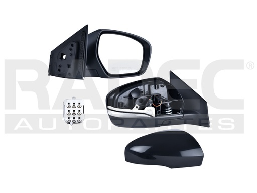 ESPEJO MZ CX9 10-15 ELECTRICO C/DESEMPANANTE C/DIRECCIONAL P/PINTAR 7 PINES TOURING/GT/TOURING/SPORT/GS V6 6CILINDROS 3.7L 5 PUERTAS DER
