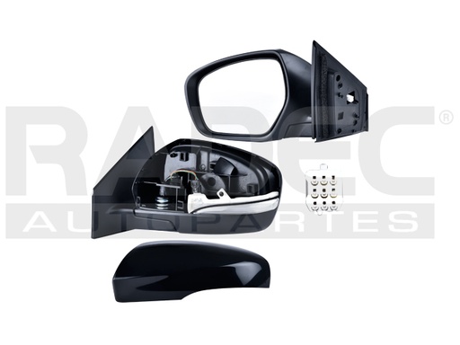 ESPEJO MZ CX9 10-15 ELECTRICO C/DESENPANANTE C/DIRECCIONAL P/PINTAR 7 PINES V/SV/GT/TOURING/SPORT/GX/GS V6 6CILINDROS 3.7L 4 PUERTAS IZQ