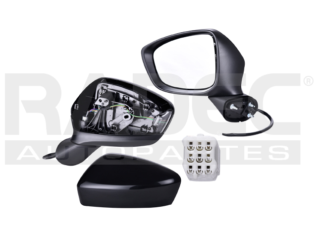 ESPEJO MZ CX5 13-14 ELECTRICO C/DESEMPANANTE C/DIRECCIONAL P/PINTAR 7 I GRAND TOURING/S GRAND TOURING L4 4 CILINDROS 2.0/2.5L 5 PUERTAS IZQ