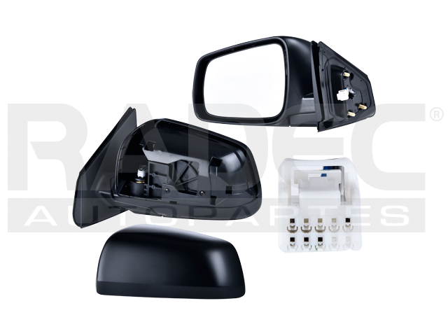 ESPEJO MT LANCER 08-15 ELECTRICO C/DESENPANANTE P/PINTAR 5 PINES LIMITED/EVOLUTION/RALLIART/ES/DE/SE/GTS/GT L4 4CILINDROS 2.0/2.4L 4 PUERTAS IZQ