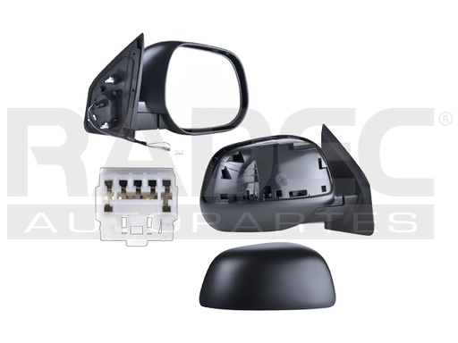 ESPEJO MT OUTLANDER 07-09 ELECTRICO C/DESEMPANANTE 5 PINES XLS/LS/ES/BASE/SE DER
