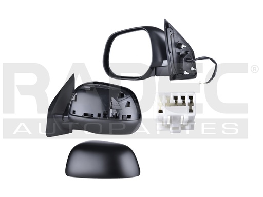 ESPEJO MT OUTLANDER 07-13 ELECTRICO C/DESEMPANANTE P/PINTAR 5 PINES IZQ