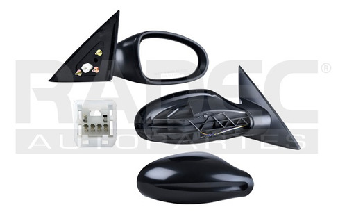 ESPEJO NS ALTIMA 05-06 ELECTRICO C/DESEMPANANTE P/PINTAR 3 PINES SL/SE-R V6 6 CILINDROS 3.5L 4 PUERTAS DER