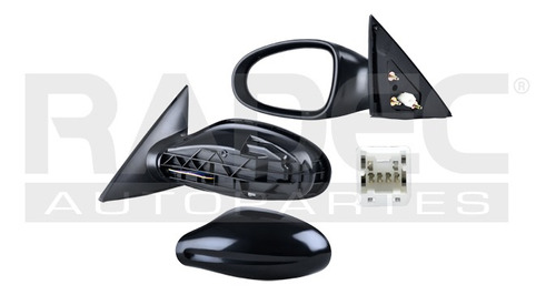 ESPEJO NS ALTIMA 05-06 ELECTRICO C/DESEMPANANTE P/PINTAR 3 PINES SL/SE-R V6 6 CILINDROS 3.5L 4 PUERTAS IZQ