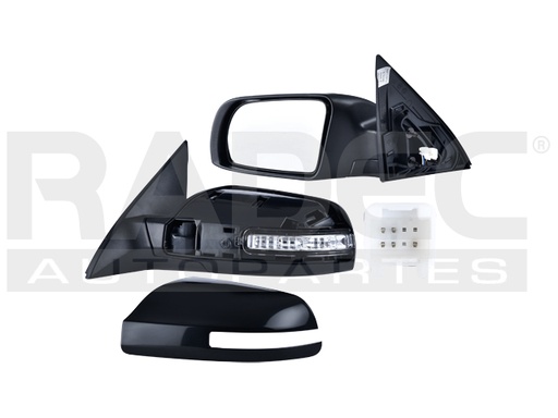 ESPEJO NS ALTIMA 07-12 ELECTRICO C/DIRECCIONAL P/PINTAR 5 PINES BASE/S/SE/SL/SR/HYBRID L4/V6 4/6 CILINDROS 2.5/3.5L 4 PUERTAS IZQ