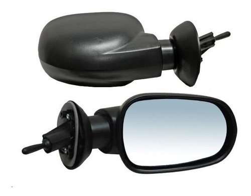 ESPEJO NS APRIO 08-10 C/CONTROL NEGRO BASE/CUSTOM/CONVENIENCE L4 4 CILINDROS 1.6L 4 PUERTAS DER