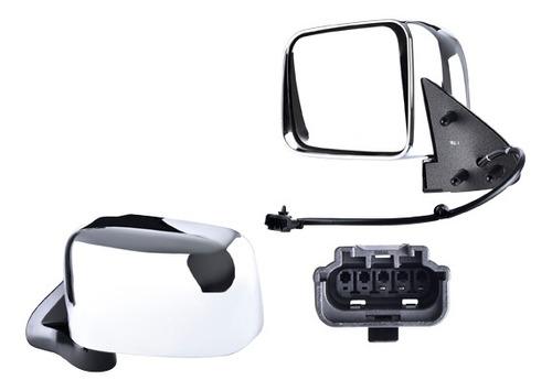 ESPEJO NS FRONTIER 11-15 ELECTRICO CROMADO 3 PINES 4 CILINDROS IZQ