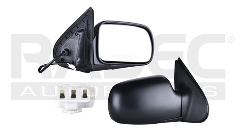 ESPEJO NS QUEST 96-98 ELECTRICO CORRUGADO 3 PINES LS/GS/XE/GXE DER