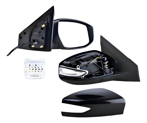 ESPEJO NS SENTRA 17-19 ELECTRICO C/DIRECCIONAL P/PINTAR 5 PINES SENSE/ADVANCE/SV/S/SL/SR L4 4CILINDROS 1.8L 4 PUERTAS DER