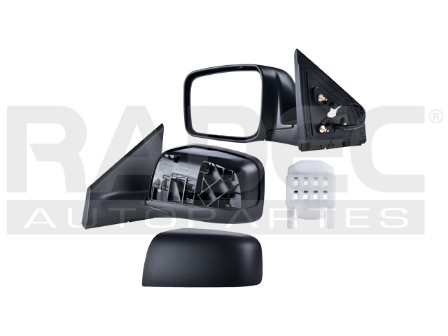 ESPEJO NS ROGUE 08-14 ELECTRICO C/DESEMPANANTE CORRUGADO 5 PINES KROM/SENSE/ADVANCE/SV/S/SL IZQ