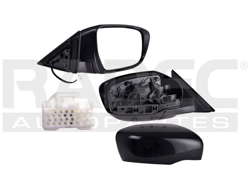 ESPEJO NS ROGUE 15-20 ELECTRICO P/PINTAR 5 PINES S/SL/SV DER