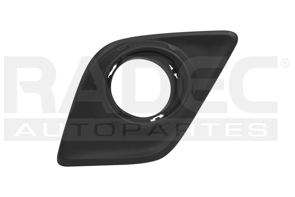 REJILLA FASCIA DELANTERA TY HILUX 16-20 C/HOYO P/FARO 4X2/4X4/SR/BASE L4 4 CILINDROS 2.7L 2/4 PUERTAS DER