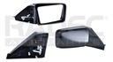 ESPEJO NS TSURU I 84-87 2 PUERTAS C/CONTROL NEGRO ALL MODELS DER