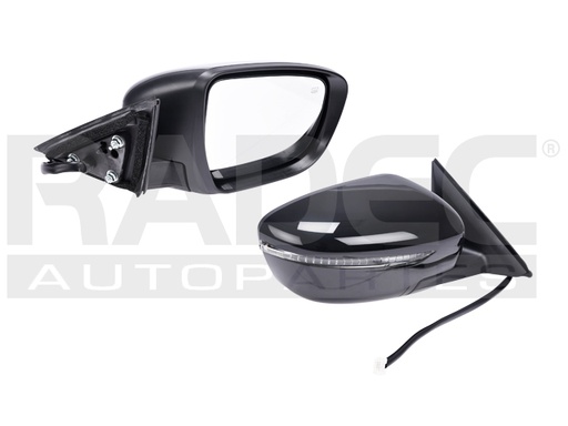 ESPEJO NS X-TRAIL 15-22 ELECTRICO C/DESENPANANTE C/DIRECCIONAL P/PINTAR S/SV/SL/ADVANCE/EXCLUSIVE/SENSE/ARMOR/HYBRID L4 4 CILINDROS 2.0/2.5L 5 PUERTAS DER