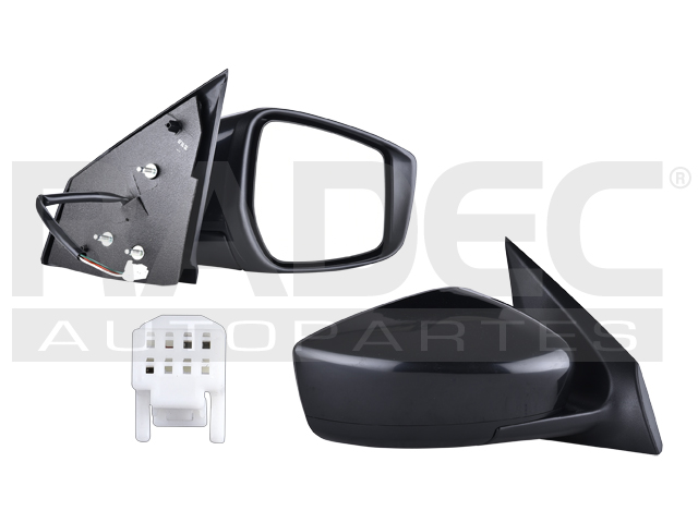 ESPEJO NS VERSA 15-19 ELECTRICO P/PINTAR 3 PINES EXCLUSIVE/DRIVE/ADVANCE/SENSE L4 4 CILINDROS 1.6L 4 PUERTAS GV DER