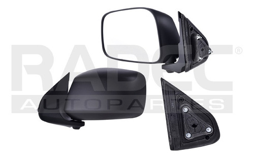 ESPEJO NS D23 16-20 MANUAL CORRUGADO IZQ