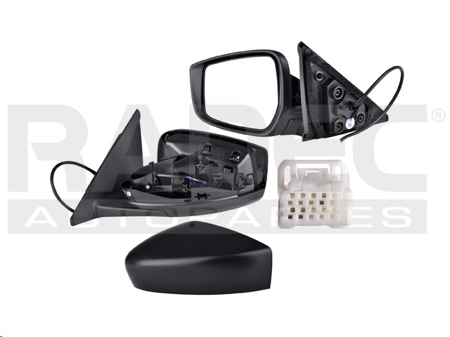 ESPEJO NS KICKS 17-23 ELECTRICO P/PINTAR 3 PINES SENSE/BITONO/ADVANCE/EXCLUSIVE L4 4 CILINDROS 1.6L 5 PUERTAS IZQ