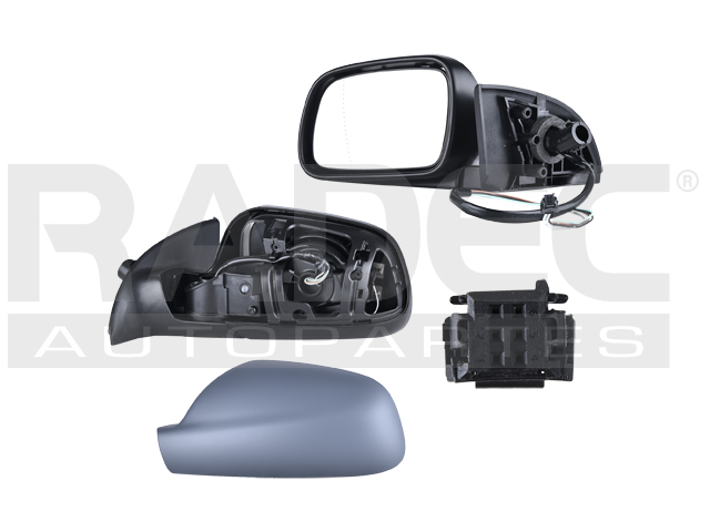 ESPEJO PG 307 01-05 ELECTRICO C/DESEMPANANTE P/PINTAR 5 PINES 2.0 16V/1.6 16V/HDI 1.4/1.4 16V/1.4/HDI 2.0 IZQ
