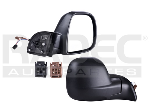 ESPEJO PG PARTNER 13-19 ELECTRICO C/DESENPANANTE CORRUGADO 5 PINES ELECTRIC/VTI 1.6 95/VTI 1.6 120/HDI 1.6 90/HDI 1.6 75/HDI 1.6 115/HDI 1.6 110/1.6 DER