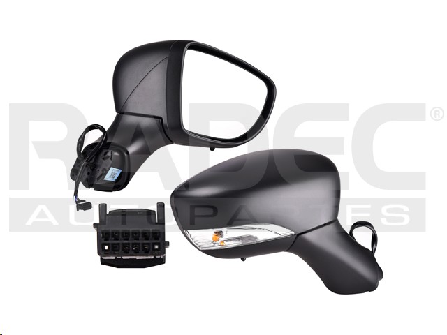 ESPEJO RN CLIO 15-17 ELECTRICO C/DESEMPANANTE C/DIRECCIONAL P/PINTAR 7 PINES RS L4 4 CILINDROS 1.6L 5 PUERTAS DER